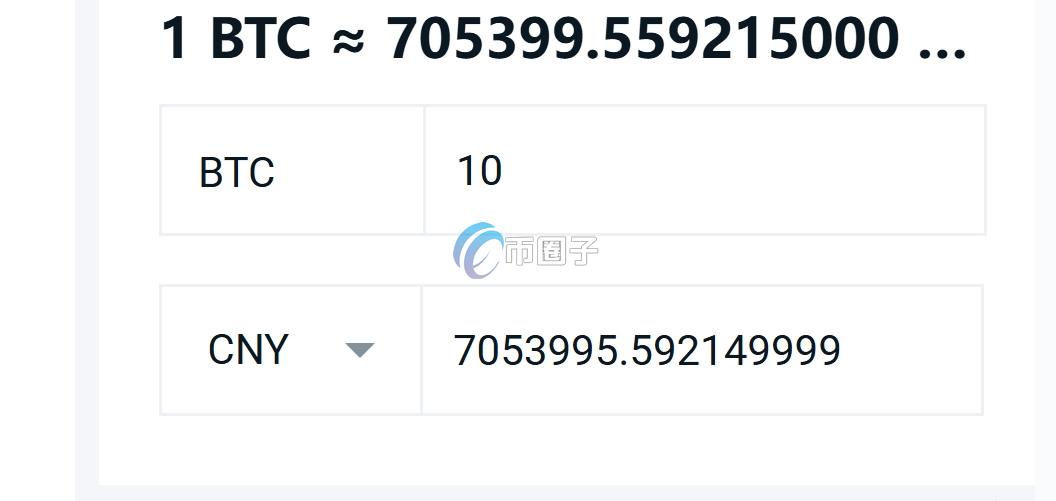 10个比特币等于多少钱？一文了解！