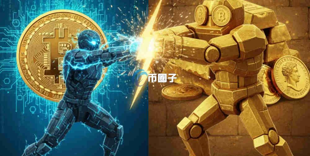 黄金市值和比特币市值哪个高一点？差距有多少？