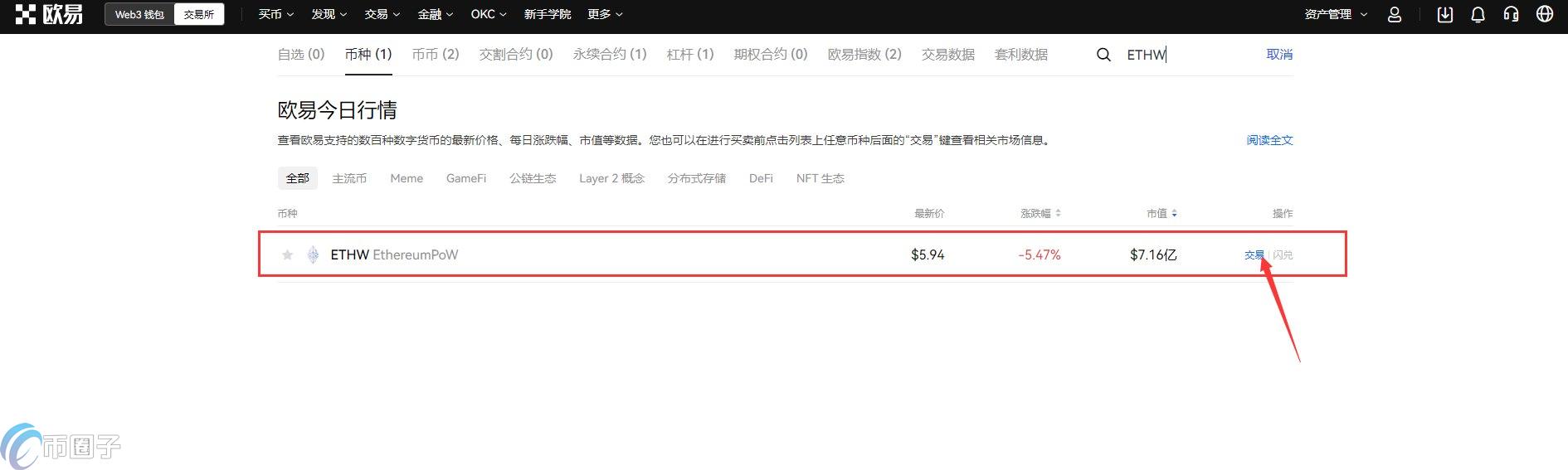 ETHW币怎么买？交易所购买ETHW币教程详解