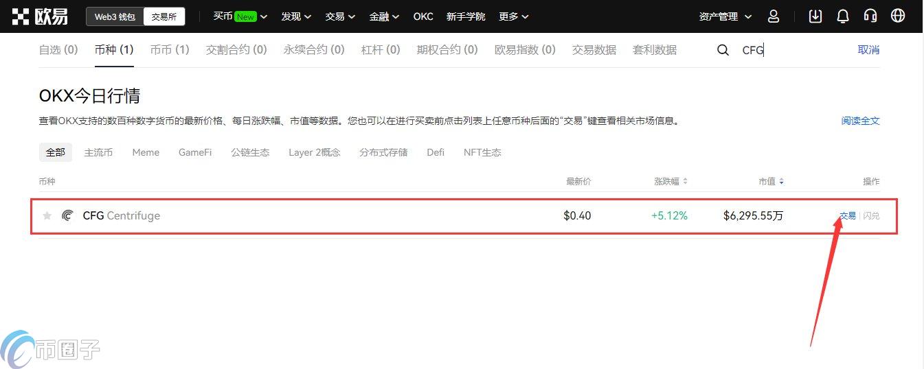 CFG币怎么买?CFG币买入交易教程 CFG币怎么买?CFG币买入交易教程