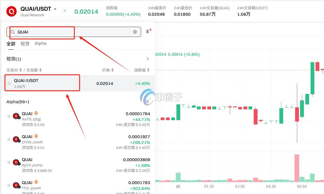 QUAI币怎么买?QUAI币买卖交易详细教程图文版 QUAI币怎么买?QUAI币买卖交易详细教程图文版