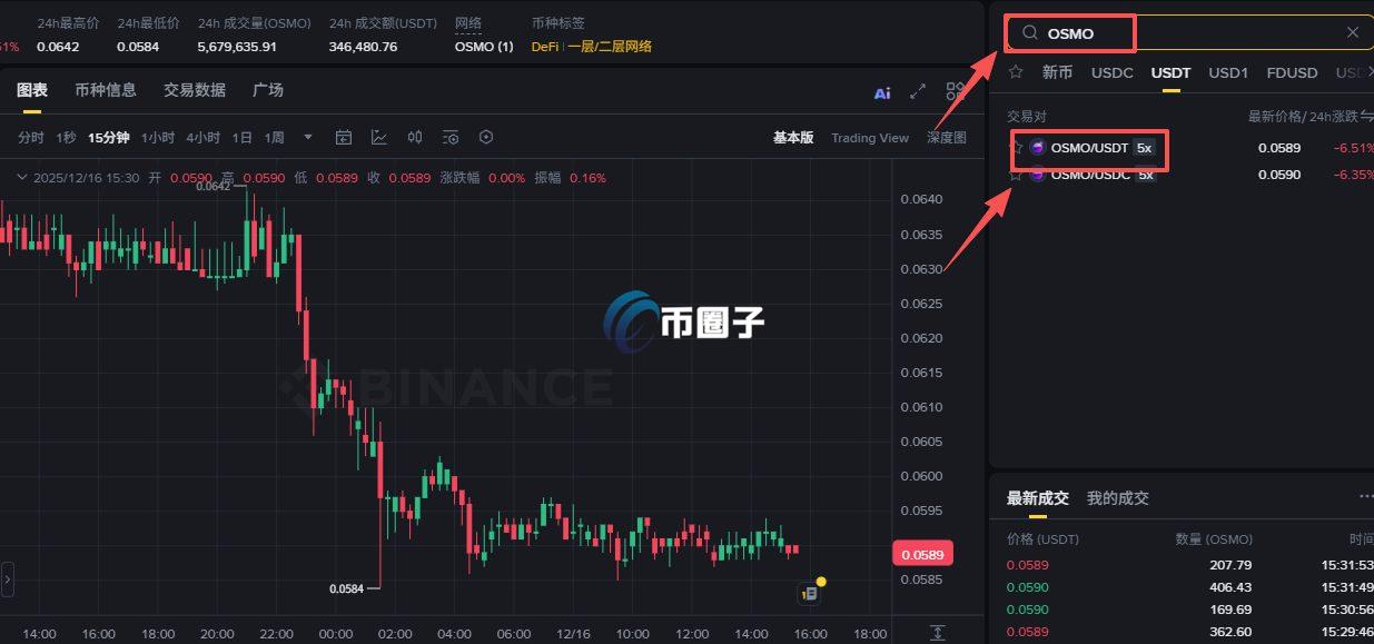 OSMO币怎么买？OSMO币买入及交易入门级教程