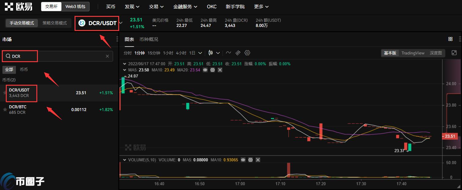 DCR币怎么交易？DCR币购买和交易教程全解