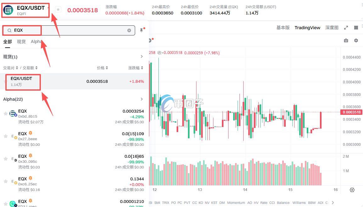 EQX币在哪里买？EQX币买入交易教程