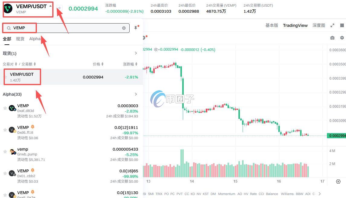 VEMP币怎么买？VEMP币买入和交易教程介绍