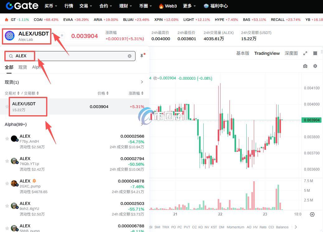 ALEX币怎么买?ALEX币买卖交易全教程 d7417b9fed8846cdc763a3305f33f29f.jpg