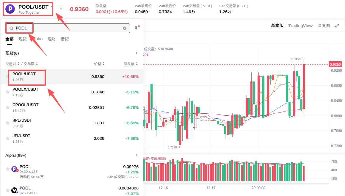 POOL币怎么卖？POOL币买卖交易教程