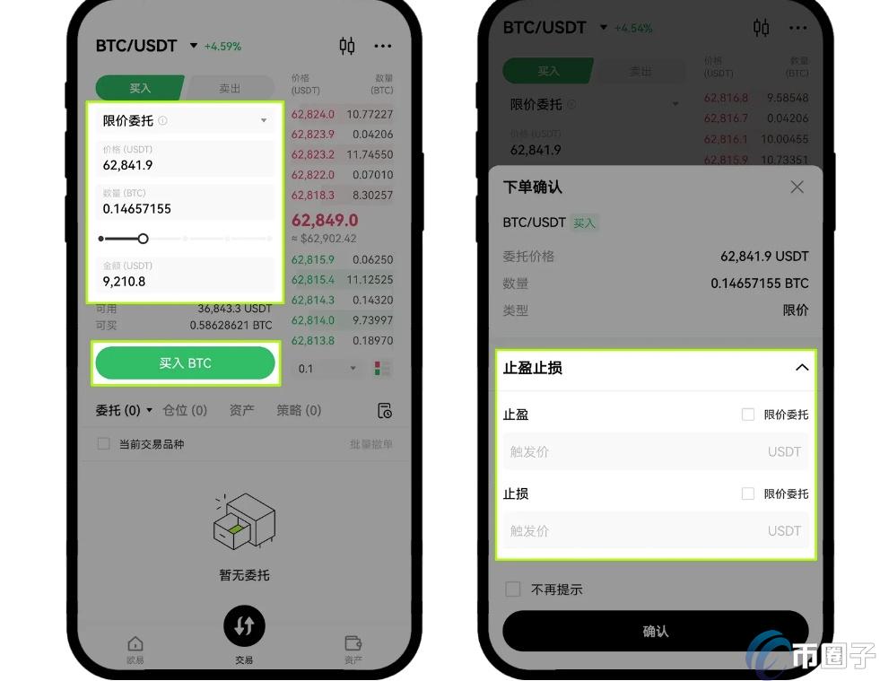 币交易止盈止损怎么设置？