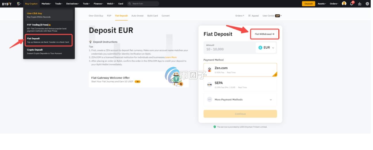 Bybit退款法币怎么出金？能提现吗？