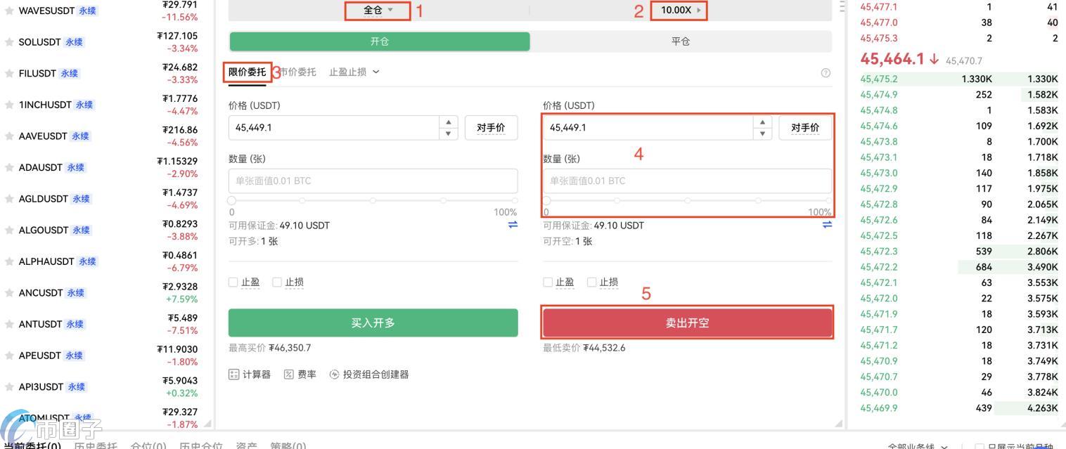欧易币本位合约怎么操作？欧易币本位合约入门级教程