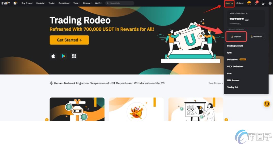 Bybit怎么充值？交易所Bybit充值流程指南