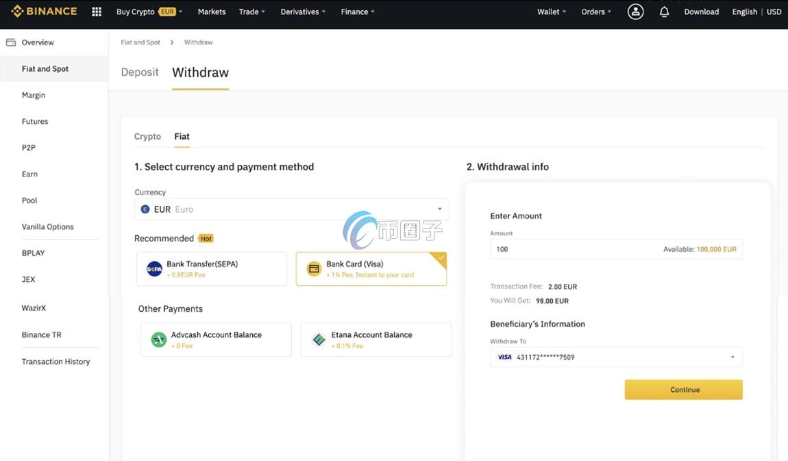 区块链账户里的钱能提现吗？