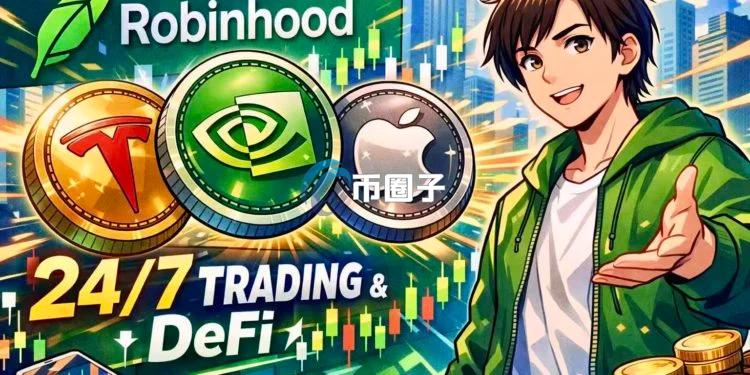Robinhood CEO Vlad Tenev：通过股票代币化散户可享全天交易与DeFi功能