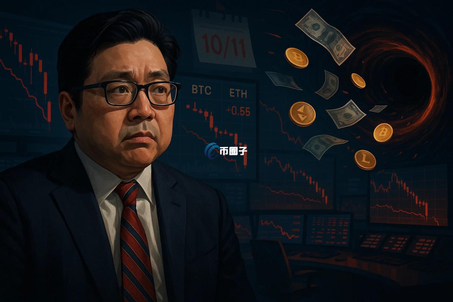 Tom Lee：1011暴跌重创加密货币造市商！流动性枯竭成比特币下跌主因
