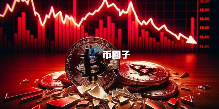 链上数据分析机构Glassnode警告：比特币恐进一步跌至8.8万美元