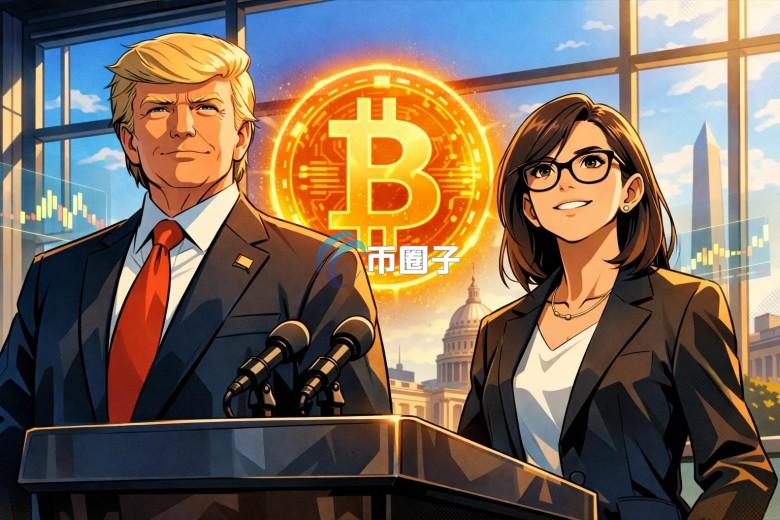 Cathie Wood预测：将主动买进100万枚BTC 特朗普将建立国家级比特币储备