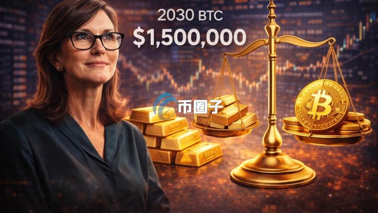 方舟投资CEO Cathie Wood：激进投资者应从黄金转向比特币！2030年BTC目标价150万美元
