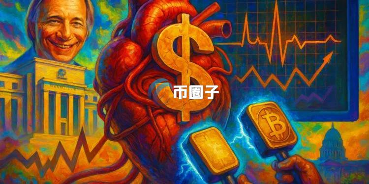 桥水基金达利欧：加密货币能成美元替代货币！用黄金与比特币分散风险