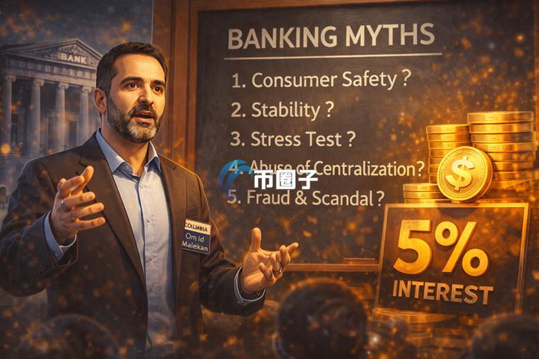 哥大教授Omid Malekan：美国银行业对稳定币收益的担忧都是毫无根据的迷思