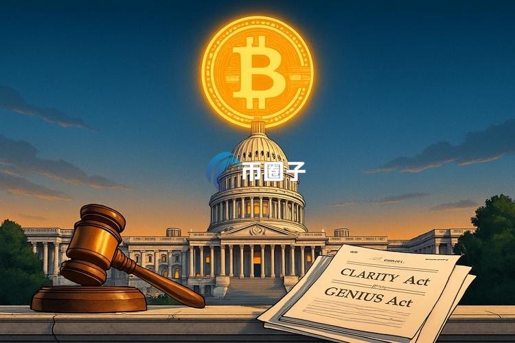 美国通过三大加密货币法案！GENIUS稳定币、Clarity监管、反CBDC法送川普签署