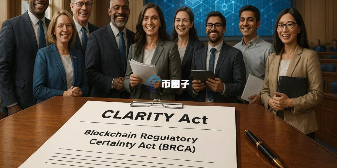 美国区块链监管确定法(BRCA)纳入CLARITY数字市场清晰法案！加密货币机构表示欢迎