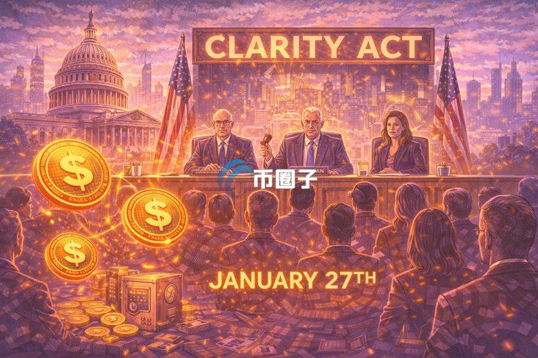 美国将于1月27日审议《CLARITY法案》 稳定币利息禁令、官员持币仍悬而未决