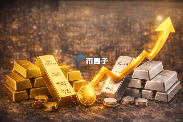 贵金属再掀狂潮！黄金、白银双双改写历史纪录 比特币不避险了？