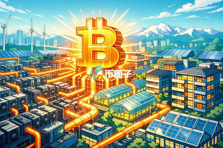 比特币网络绿电占比突破56.7%！芬兰赫尔辛基利用比特币交易产生的废热取暖