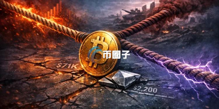 美伊停火协议状态混乱不断拉扯加密货币与美股市场！比特币失守7.2万、以太坊跌穿2200美元