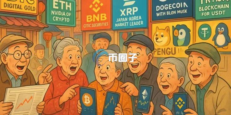 大妈眼中的加密货币：比特币是数字黄金、以太坊是Web3英伟达、狗狗币是马斯克坐庄