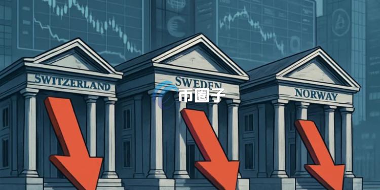 北欧三国瑞士、瑞典、挪威齐降息25个基点！Bitunix：留意比特币关键支撑区