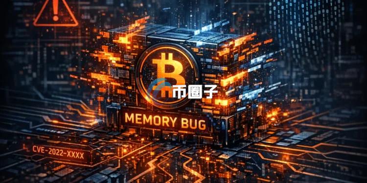 Bitcoin Core遭揭露存在史上首个‌内存安全漏洞 矿工可远端崩溃节点并执行代码