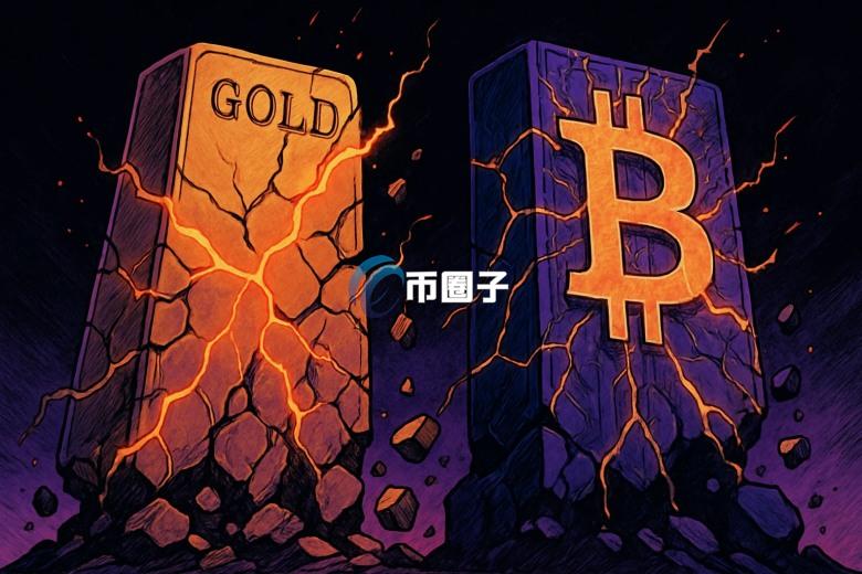 黄金单日暴跌6%刷新十年纪录！比特币数字黄金招牌同步受压