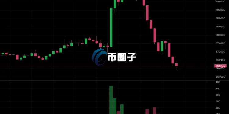 比特币画门行情跌破8.7万美元、以太坊失守2900！麻吉大哥追涨惨亏