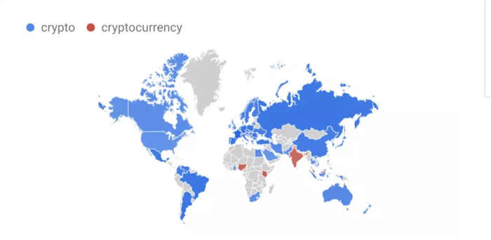 谷歌搜索：比特币的关注度高于特朗普、卡戴珊和特斯拉