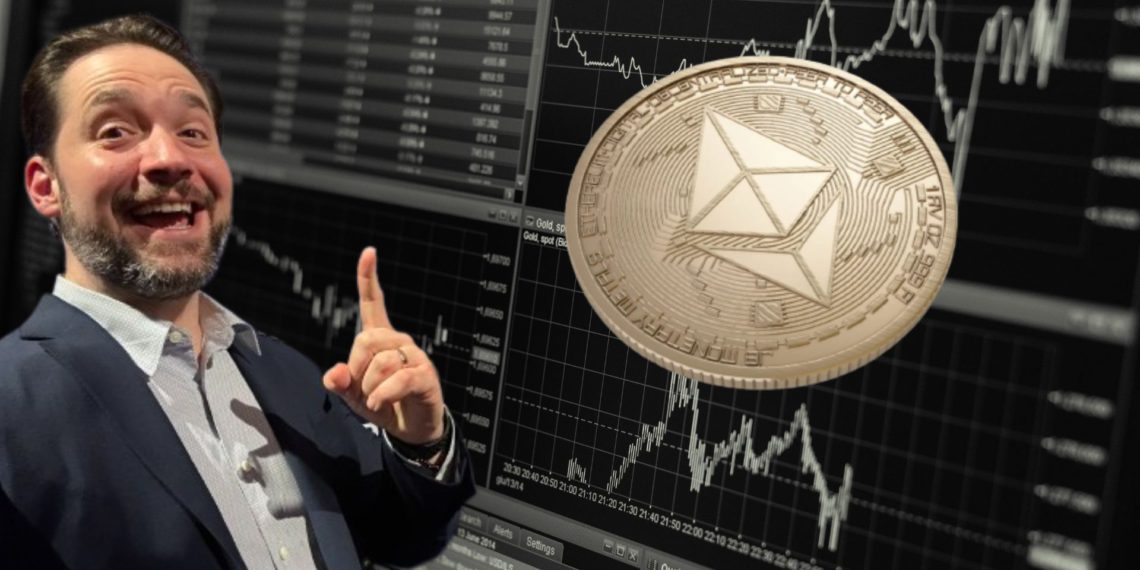 Reddit创始人早期0.3美元入手5万枚以太坊 获利5400倍
