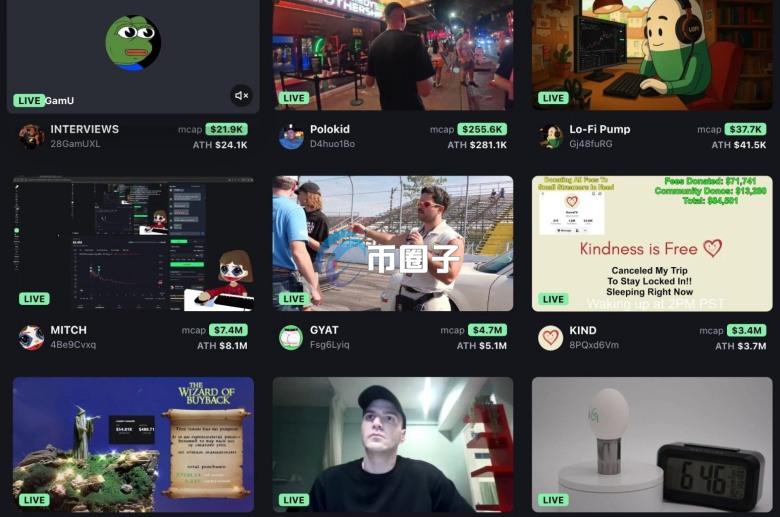 加密货币掀直播浪潮！Pump.fun将注意力直接转换为链上代币与收益