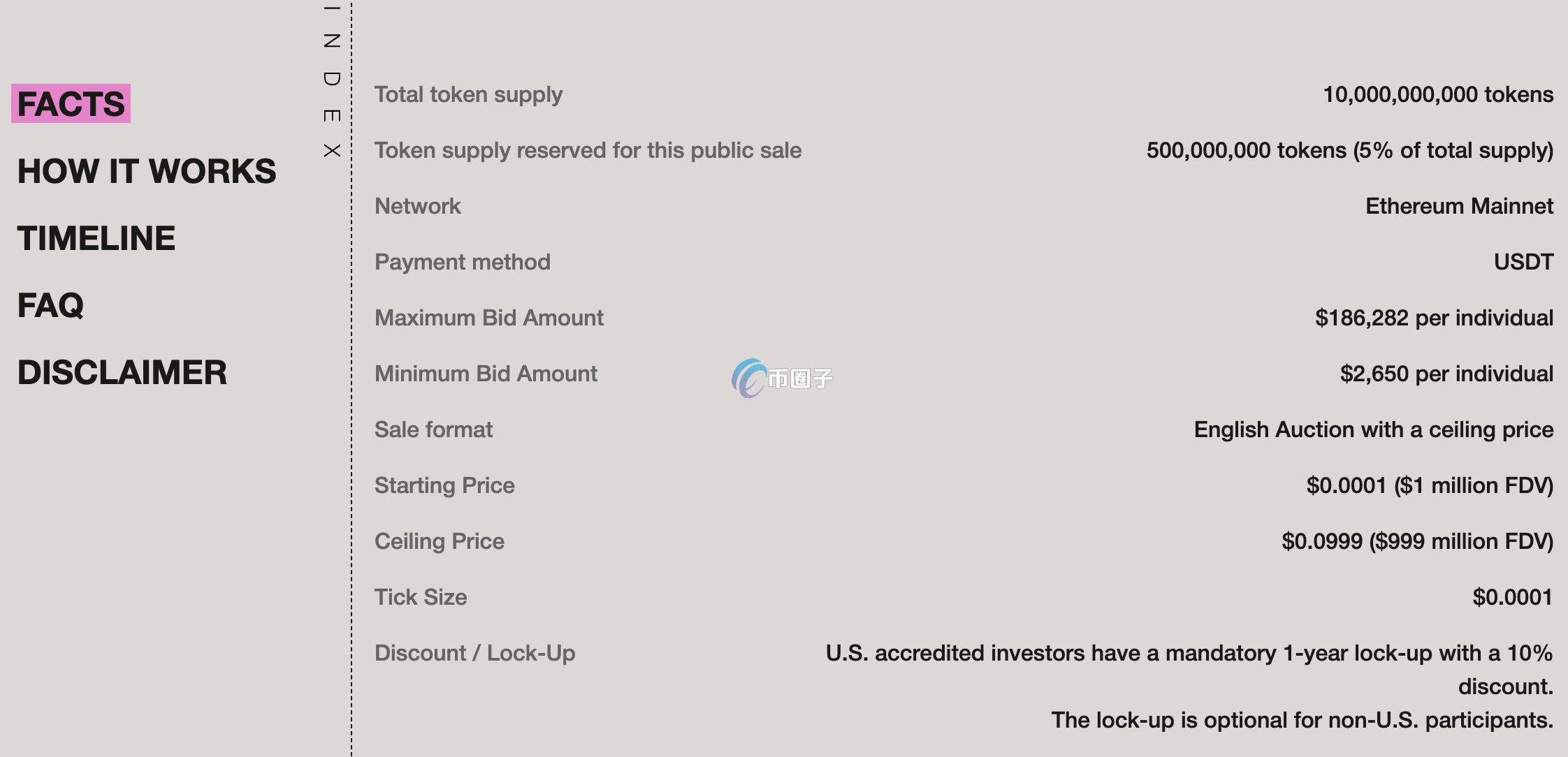 MegaETH($MEGA)代币公售细节 MegaETH($MEGA)代币公售细节