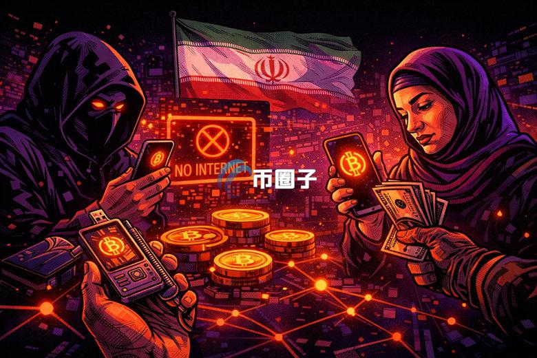 伊朗切断全国网络 但约700万用户仍通过各种方案继续使用比特币