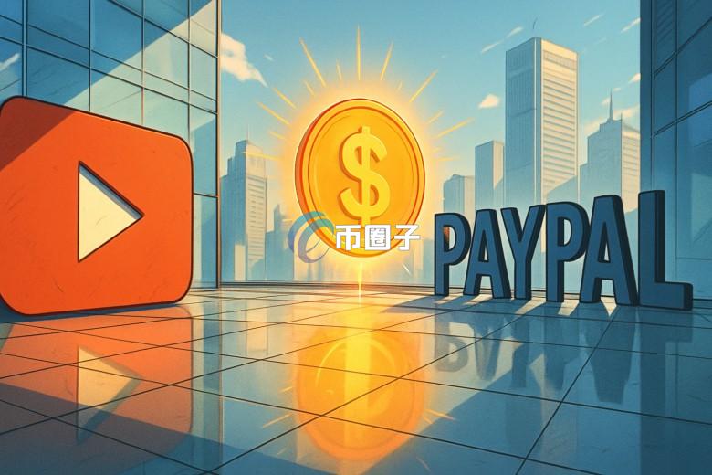 YouTube与PayPal携手开放稳定币结算 美国创作者支持以PYUSD收取收益