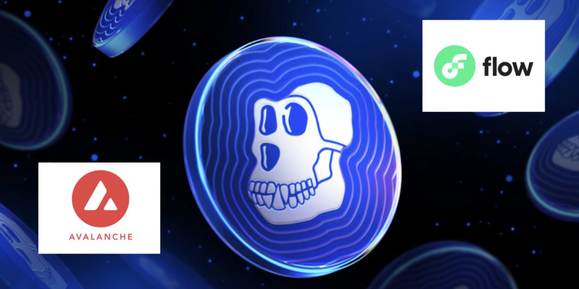 Yuga Labs考虑ApeCoin迁移公链！雪崩AVAX和FLOW积极拉拢