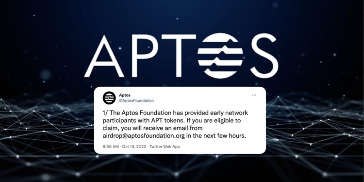 公链Aptos空投约2千万枚APT币！Etherscan上线AptoScan区块浏览器