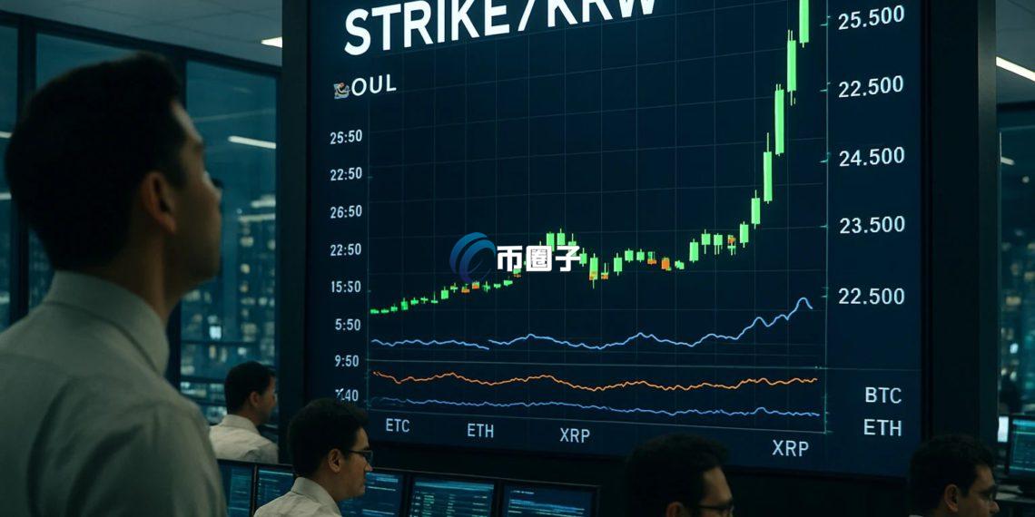 泡菜溢价转移到新币？代币STRIKE登上韩国加密货币交易所Upbit交易榜首