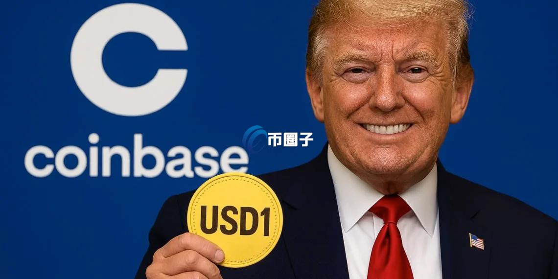加密交易所Coinbase将上架川普家族WLFI的稳定币USD1！USDT、USDC面临新竞争者