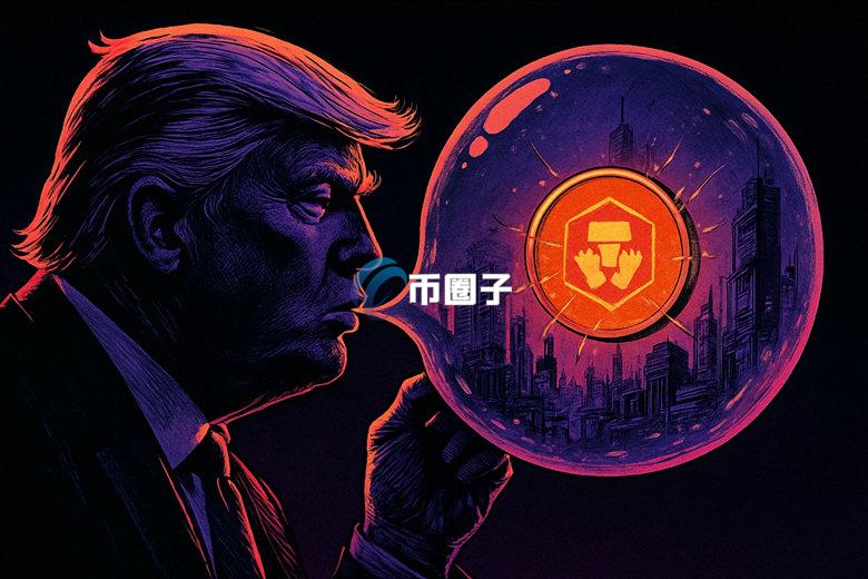 川普媒体集团与加密交易所Crypto.com合作案仅1个月就冷却！平台币CRO价格腰斩