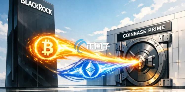 卖压警报？贝莱德狂砸1814枚比特币与24472枚以太坊进入Coinbase Prime