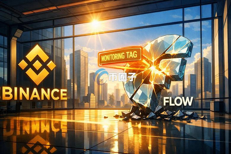 币安将FLOW列入监控标签！市场信心再受冲击 币价创下历史新低